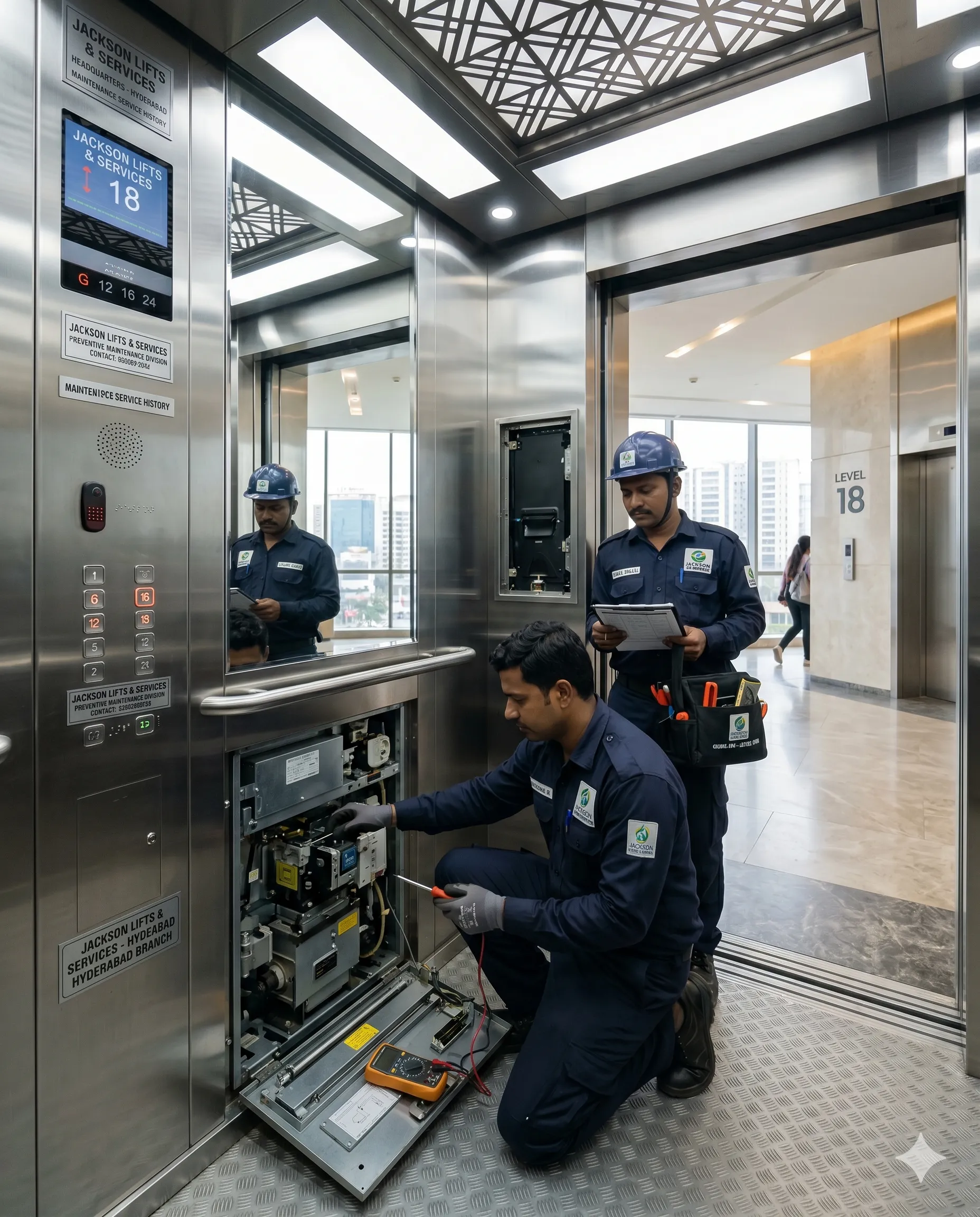 Lift AMC services in Hyderabad by Jackson Lifts and Services
